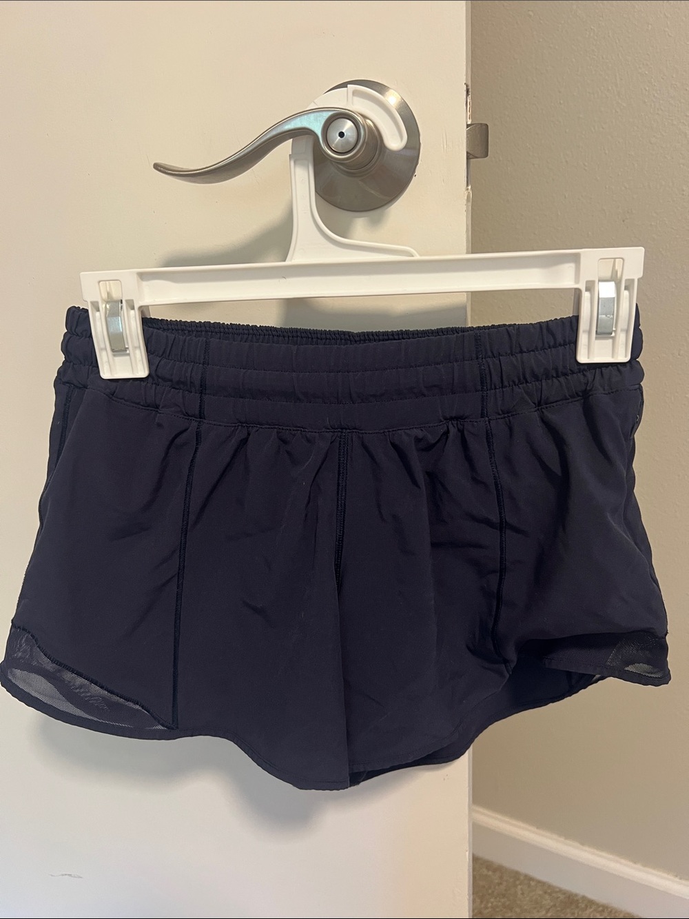 lululemon athletica Women's Navy Performance Running Shorts